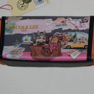 Nicole Lee Journey of Stephanie Brush Makeup Bag NWT